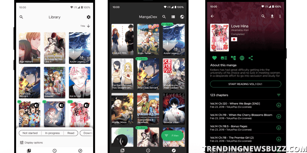 Amazing Manga Reader App for Android