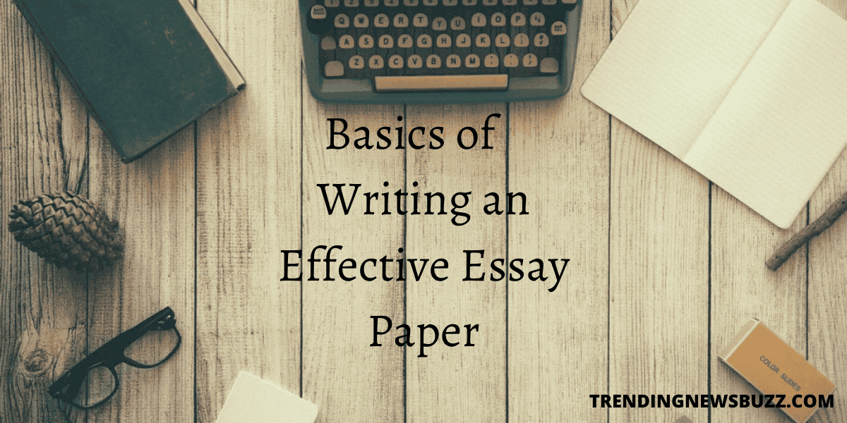 the basics of writing an essay