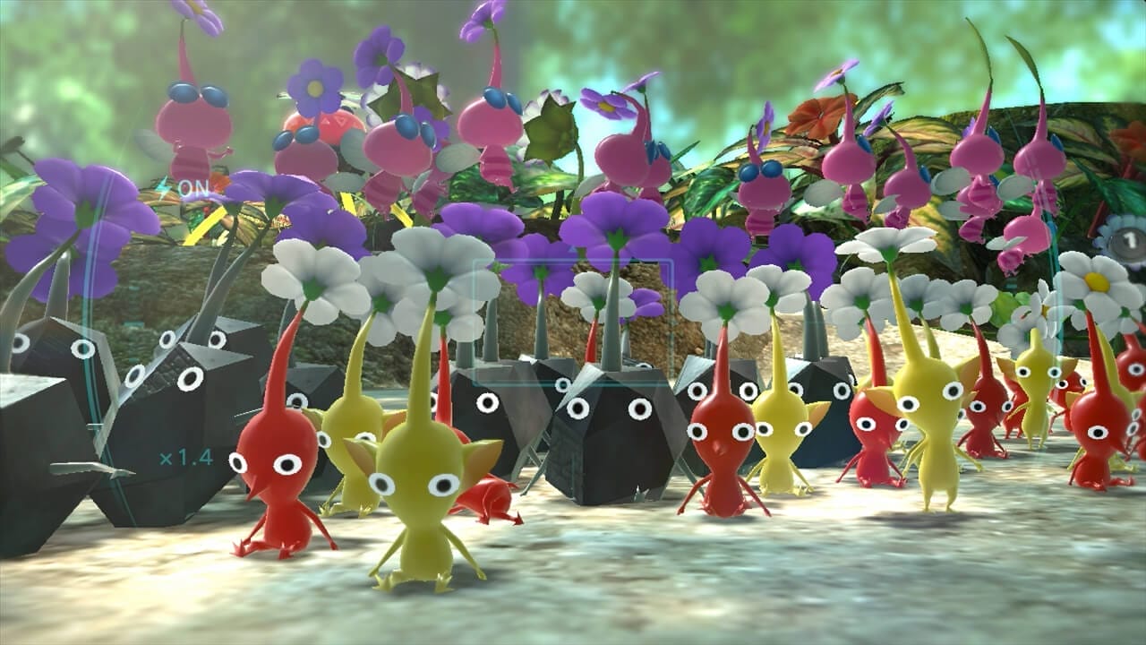 Pikmin games full array of characters