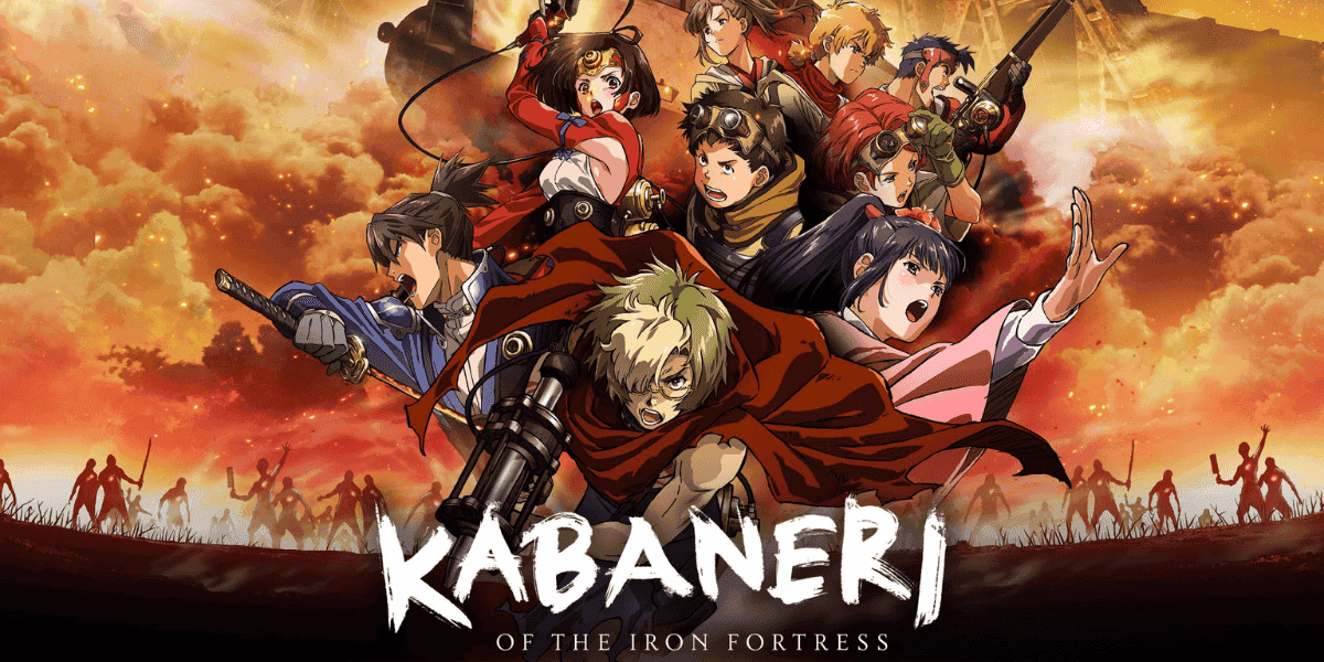 the official poster of kabaneri of iron fortress