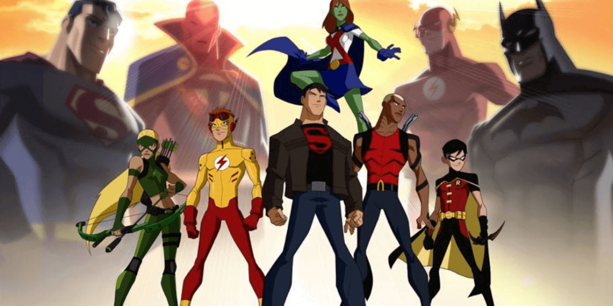 main super heroes of young justice 