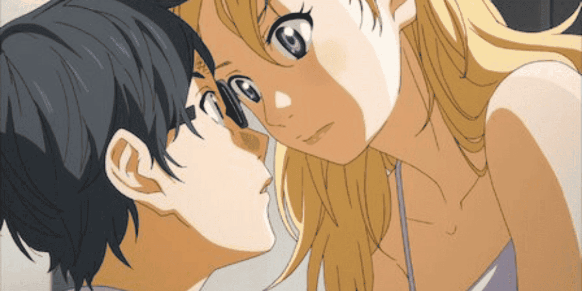 a still from your lie in april season 2 starring the main characters, kōsei and kaori