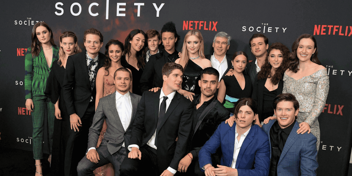 the official photoshoot of the cast of the society season 2