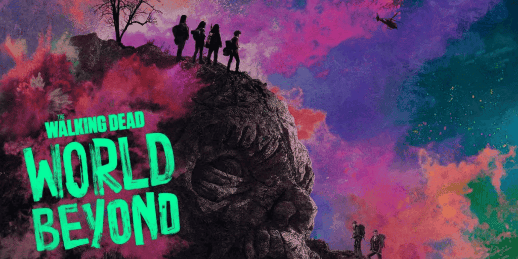 the official poster of the walking dead: world beyond season 2