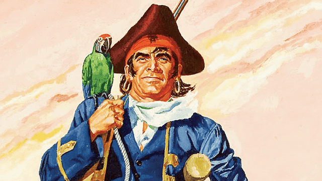 who is the villainous pirate in the book treasure island?