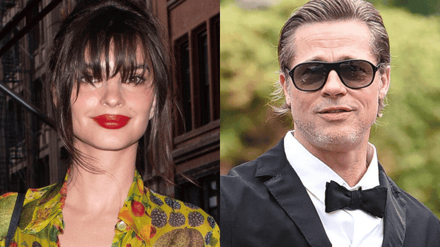 Emily Ratajkowski Makes Out With Mystery Man Amid Brad Pitt Romance Speculation