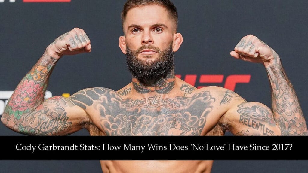 Cody Garbrandt Stats: How Many Wins Does 'No Love' Have Since 2017?