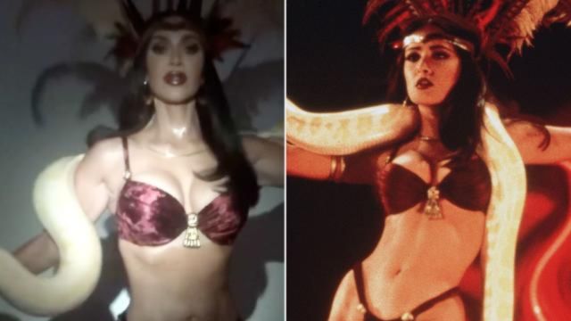 The Sexy From Dusk Till Dawn Halloween Costume That Kim Kardashian Wore Gets the Ok From Salma Hayek